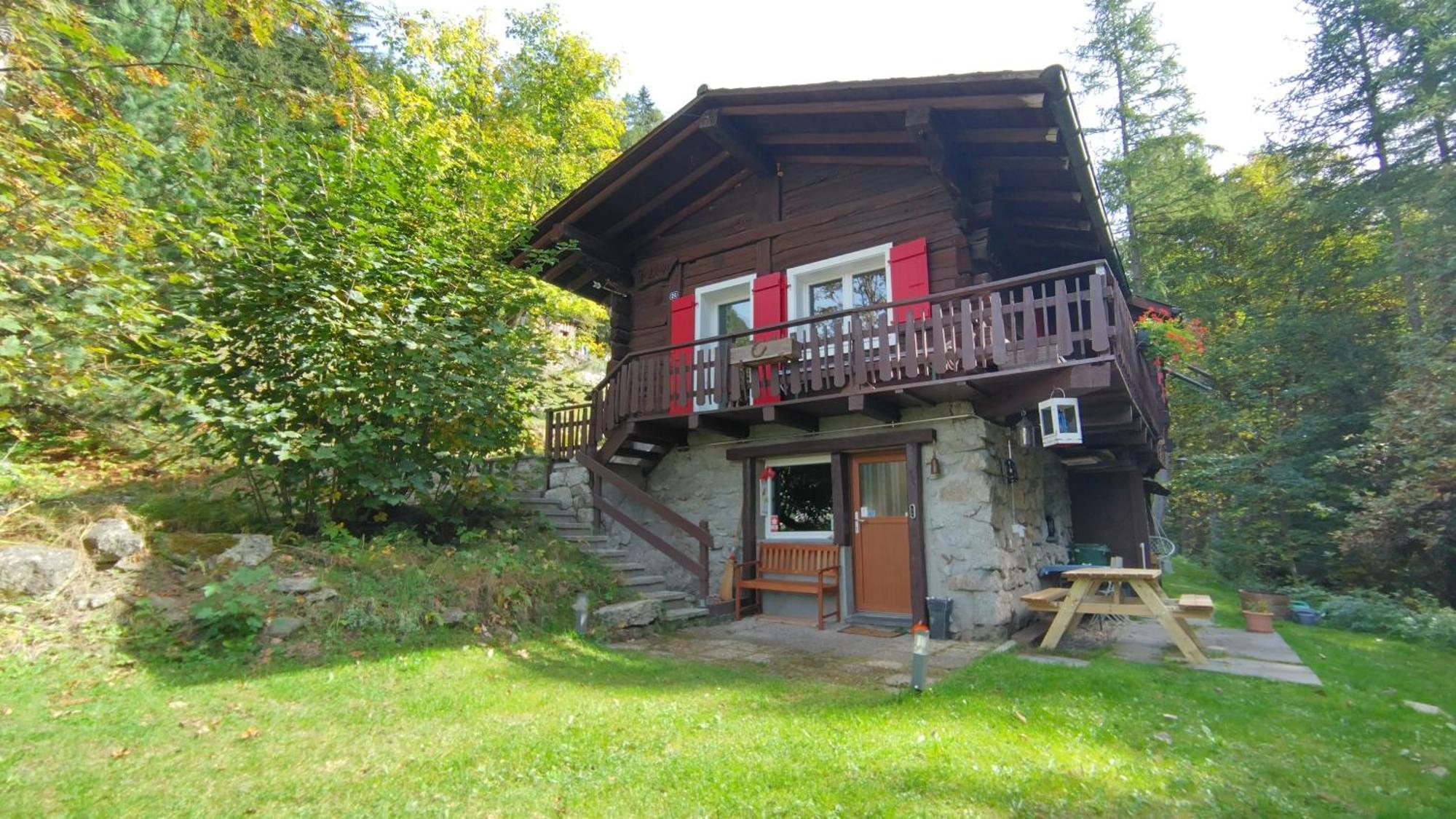 Petit Chalet Rustique Et Bucolique Bovernier Eksteriør billede
