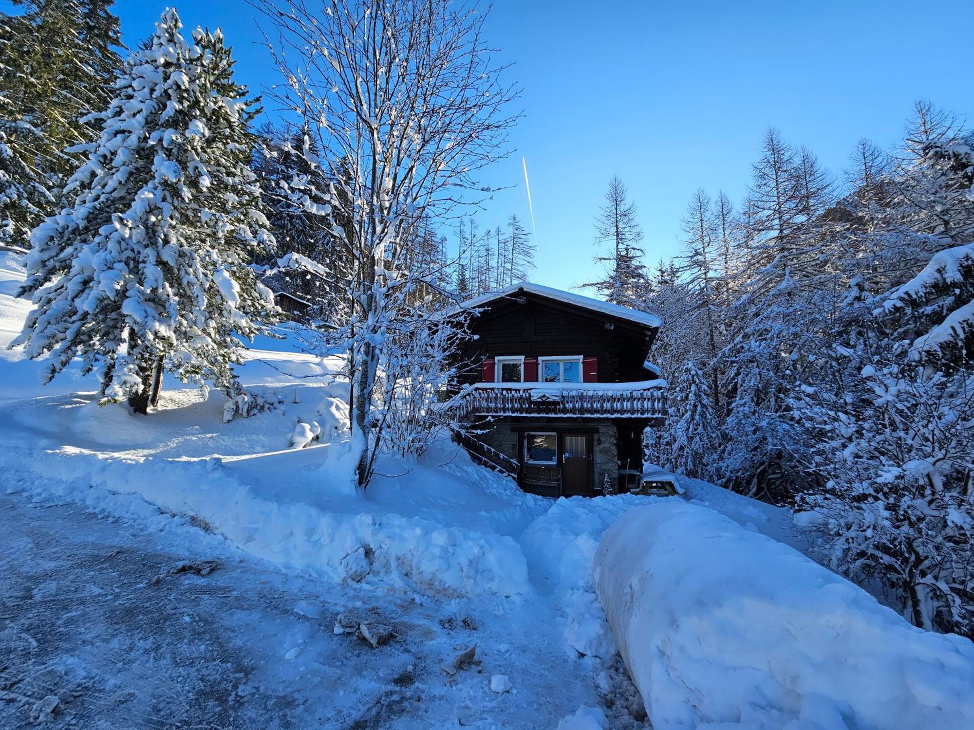 Petit Chalet Rustique Et Bucolique Bovernier Eksteriør billede